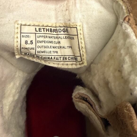 Rare Royal Canadian Cambridge “Croc” Embossed Leather Waterproof Boots 8.5 - Picture 12 of 16